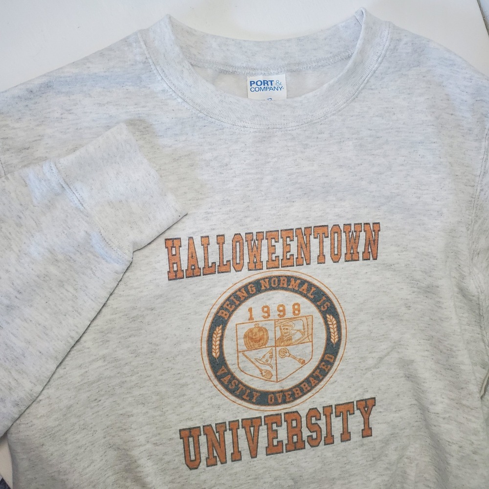 Halloweentown University Sweatshirt Vintage 1998 Port & Company‎ Small